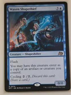 Waxen Shapethief - R 0074 MTG Aetherdrift DFT - Image 1