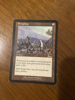 MtG Urza's Legacy Scrapheap X1 Damaged - Image 1