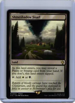 NM Shineshadow Snarl, MTG, Final Fantasy Commander, Magic the Gathering, 422 - Image 1