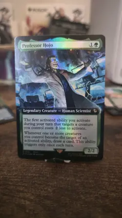 Professor Hojo Extended Art FOIL MTG, Final Fantasy Commander - Image 1