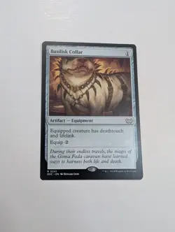 MTG - Basilisk Collar - Duskmourn NM/M Condition - Image 1