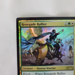 1x MTG FOIL Renegade Rallier Friday Night Magic FNM Promo NM Near Mint - Image 4