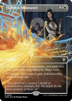 MTG English Flawless Maneuver (Borderless) NM Foil Commander Masters - Image 1