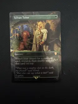 MTG Sylvan Tutor (Borderless Foil) LTR #531 LP Condition - Image 1