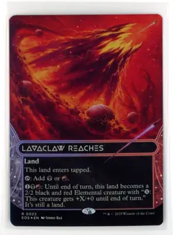 MtG EoS Lavaclaw Reaches #22 Borderless FOIL - Image 1