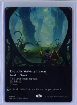 MtG EoE Evendo Waking Haven #279 Borderless FOIL - Image 1