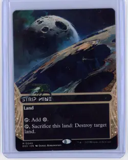 MtG EoS Strip Mine #40 Borderless Non-Foil - Image 1