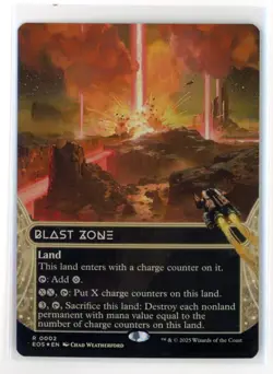 MtG EoS Blast Zone #2 Borderless FOIL - Image 1
