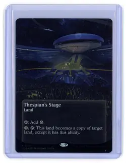 MtG EoS Thespian's Stage #179 Borderless GALAXY FOIL - Image 1