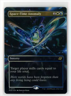 MtG EoE Space-Time Anomaly #315 Borderless FOIL - Image 1