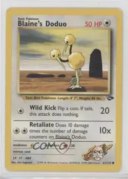 Blaine's Doduo Pokemon Gym Challenge #61 2000 - Image 1