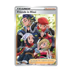 Pokemon Crown Zenith Friends in Hisui (Full Art) (UR) #148/159 (Holo) NM - Image 1