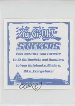 King of Yamimakai Topps YuGiOh Sticker Collection #38 2002 - Image 2