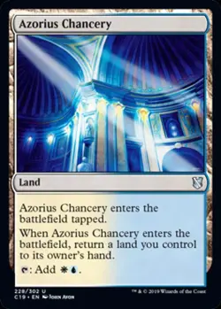 Azorius Chancery - Light Play MTG Commander 2019 - Image 1