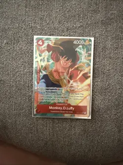 One Piece Monkey D. Luffy Card Game OP12-015 SR Alt Art NM - Image 1