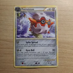 Forretress 13/90 - MP HS Undaunted - Pokemon 2010 Rare TCG Card - Image 1