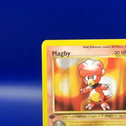 Magby 23/111 1st Edition Non Holo Rare Neo Genesis Pokemon Card WOTC TCG 2000 - Image 4