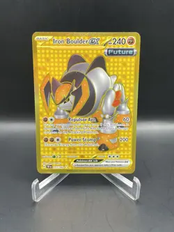 Pokemon Card - S&V Temporal Forces EN - 217/162 - Iron Boulder ex - Hyper Rare - Image 1