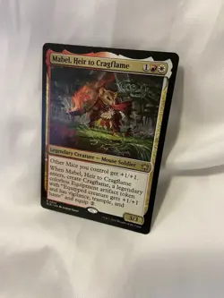 MTG - MABEL, HEIR TO CRAGFLAME - Bloomburrow RARE 0224 - Image 2