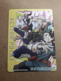Union Arena Izuku Shoto Katsuki Ochako Uniari/My Hero Academia Action Point Card - Image 1