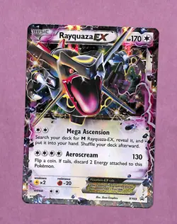 Rayquaza EX Shiny Holo Card XY69 Promo Card VLP Pokemon TCG - Image 1