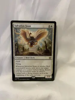 MTG Salvation Swan - BLB Bloomburrow NM RARE 0028 - Image 1