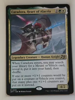 Caradora, Heart of Alacria - R 0195 MTG Aetherdrift DFT - Image 1