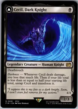 Cecil, Dark Knight - #091 Regular - Final Fantasy - Mtg - Image 1