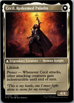 Cecil, Dark Knight - #091 Regular - Final Fantasy - Mtg - Image 2