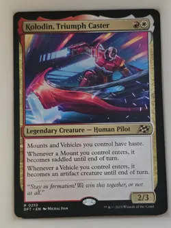 Kolodin, Triumph Caster - R 0210 MTG Aetherdrift DFT - Image 1