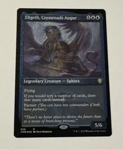 MTG Eligeth, Crossroads Augur - Commander Legends Etched Foil NM - Image 1