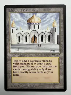 Mtg Magic The Gathering Library Of Alexandria Arn Arabian Night 1 Piece - Image 1