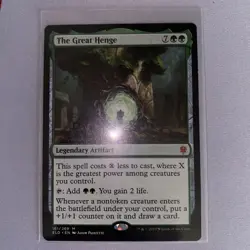 Mtg English Great Henge/The Henge 161 Eld En Green Mythology Of Eldraine Magic T - Image 1
