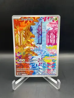 Deerling 165/162 Temporal Forces Illustration Rare Full Art Holo Pokemon TCG NM - Image 1