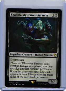 Shadow, Mysterious Assassin - 50 - NM - Commander: FINAL FANTASY - MTG - Image 1
