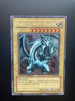 Yugioh Blue-Eyes White Dragon FL1-EN001 Secret Rare Limited Edition MP - Image 1