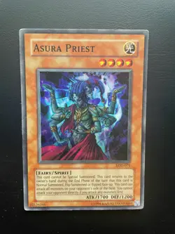 Yugioh Asura Priest LOD-071 Super Rare Unlimited Edition HP - Image 1