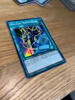 INFO-EN099 Spell Card ''Monster Reborn'' Super Rare 1st Edition YuGiOh Card - Image 5