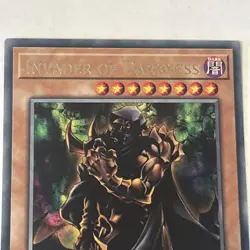 Yugioh Invader of Darkness TAMA-EN046 Secret Rare 25th Anniversary [Near Mint] - Image 2