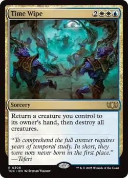 Time Wipe - Light Play MTG Commander: Tarkir: Dragonstorm - Image 1