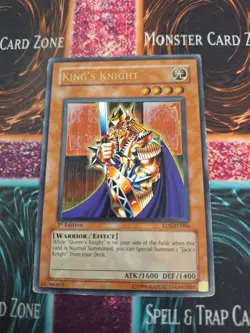 Yugioh King's Knight EEN-EN006 Ultimate Rare 1st Edition LP/MP - Image 1