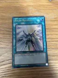 Yugioh - LODT-EN052 - Solar Recharge - Ultra Rare - NM Pack Fresh Card - Image 1