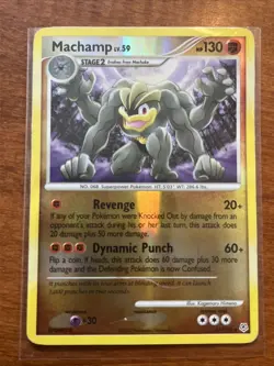 Machamp 31/130 Reverse Holo Rare Diamond & Pearl Base Set Pokemon TCG Card - Image 1
