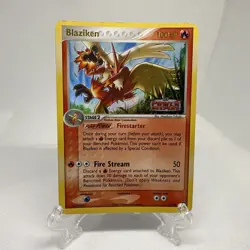 Vintage Blaziken #5 Ex Power Keepers Reverse Holo Pokemon Card 2007 Authentic - Image 1