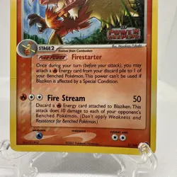 Vintage Blaziken #5 Ex Power Keepers Reverse Holo Pokemon Card 2007 Authentic - Image 3