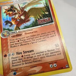 Vintage Blaziken #5 Ex Power Keepers Reverse Holo Pokemon Card 2007 Authentic - Image 5