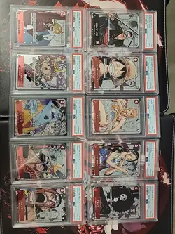 One Piece Premium Card Collection Japanese READ DESCRIPTION Psa 10s 1-9 - Image 1