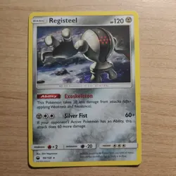 Registeel 96/168 - NM SM Celestial Storm - Pokemon 2018 Rare TCG Card - Image 1