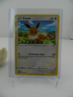 Eevee 2025 McDonald Happy Meal Pokemon Dragon Discovery Card 13/15 with Figure - Image 2