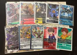 Japanese Digimon Card Lot Of 10 Holos/Rares See Pic For Exact Cards #6 - Image 1